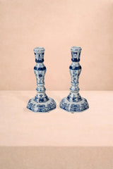 Casa by Josephine Jenno Rijksmuseum Delft Blue Candle Holders Pair
