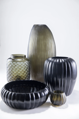 Lowlands Design Quartz Candleholder - Indigo Smoke