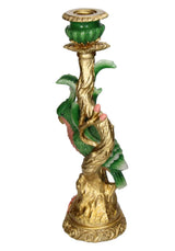 Casa by Josephine Jenno Emerald Parrot Candlestick