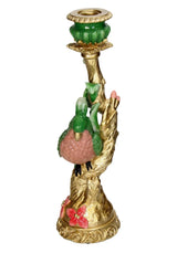 Casa by Josephine Jenno Emerald Parrot Candlestick