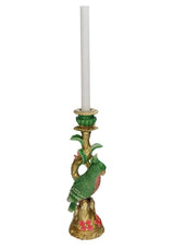 Casa by Josephine Jenno Emerald Parrot Candlestick