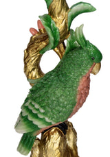 Casa by Josephine Jenno Emerald Parrot Candlestick