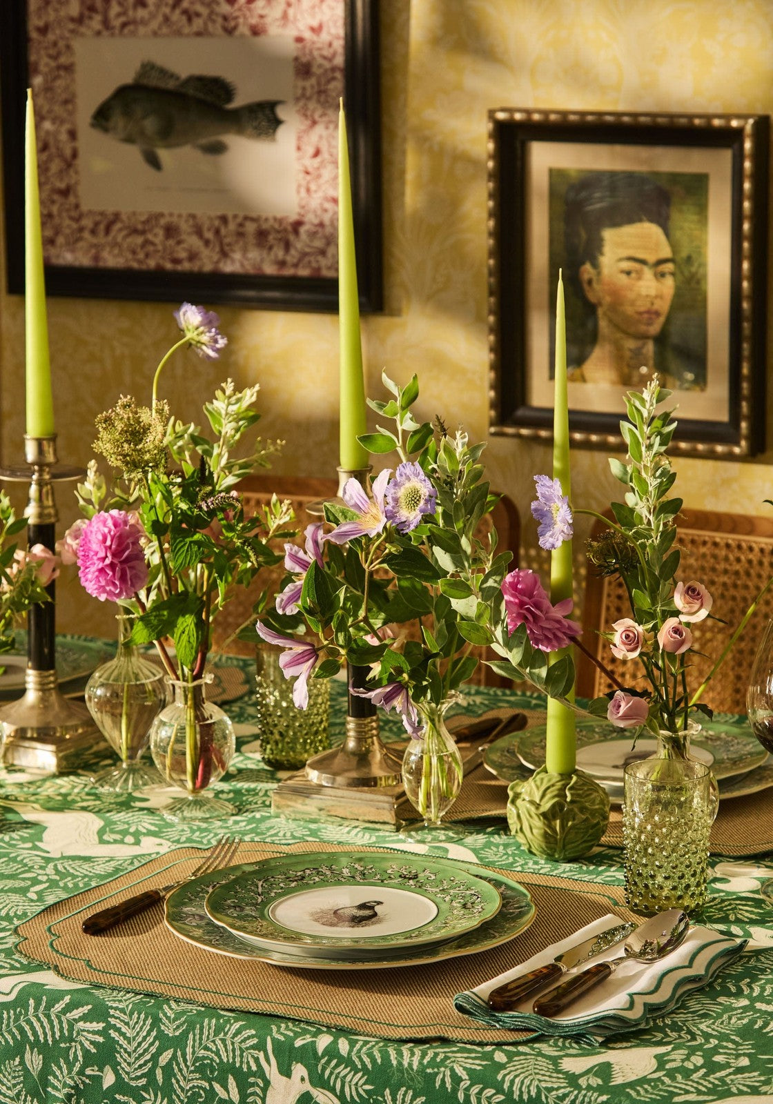 Casa by Josephine Jenno Green Cabbage Candle Holder