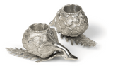 Casa by Josephine Jenno Pewter Artichoke Candleholder - Set of 2
