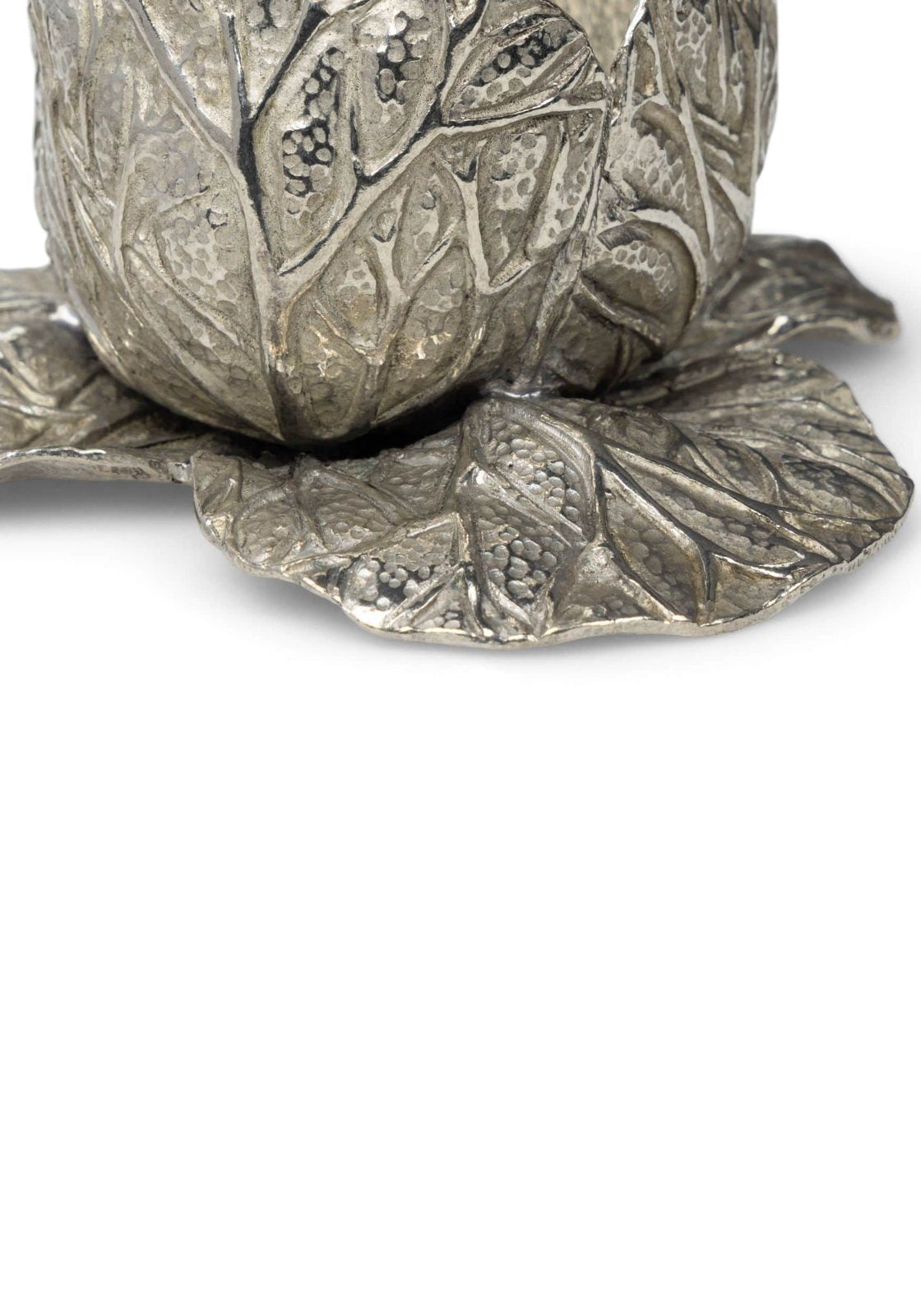 Casa by Josephine Jenno Pewter Cabbage Tea Light Holder - Set of 2