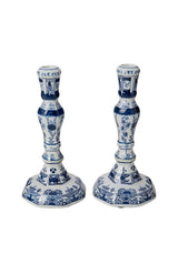 Casa by Josephine Jenno Rijksmuseum Delft Blue Candle Holders Pair