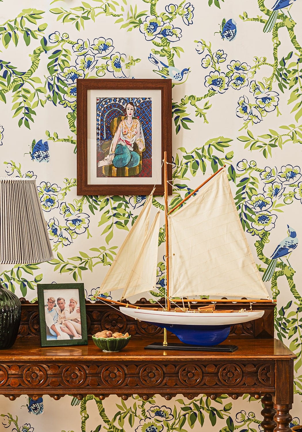 Casa by Josephine Jenno Cape Cod Twin-Masted Schooner Model Decor