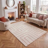 The Rugs Carmel Cream-Terra Geometric Rug 6040