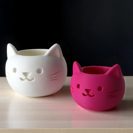 Filamora Studios Adorable Cat Planter Succulent Pot