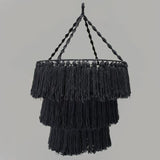 HatiNest Macrame Soft Chandelier - Black