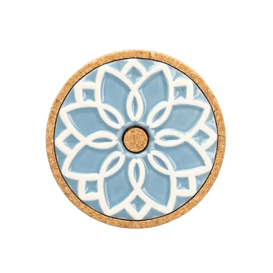 Portuguese Treasures Ceramic Hot Pot Stand Elvira - Blue