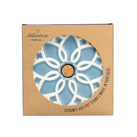 Portuguese Treasures Ceramic Hot Pot Stand Elvira - Blue