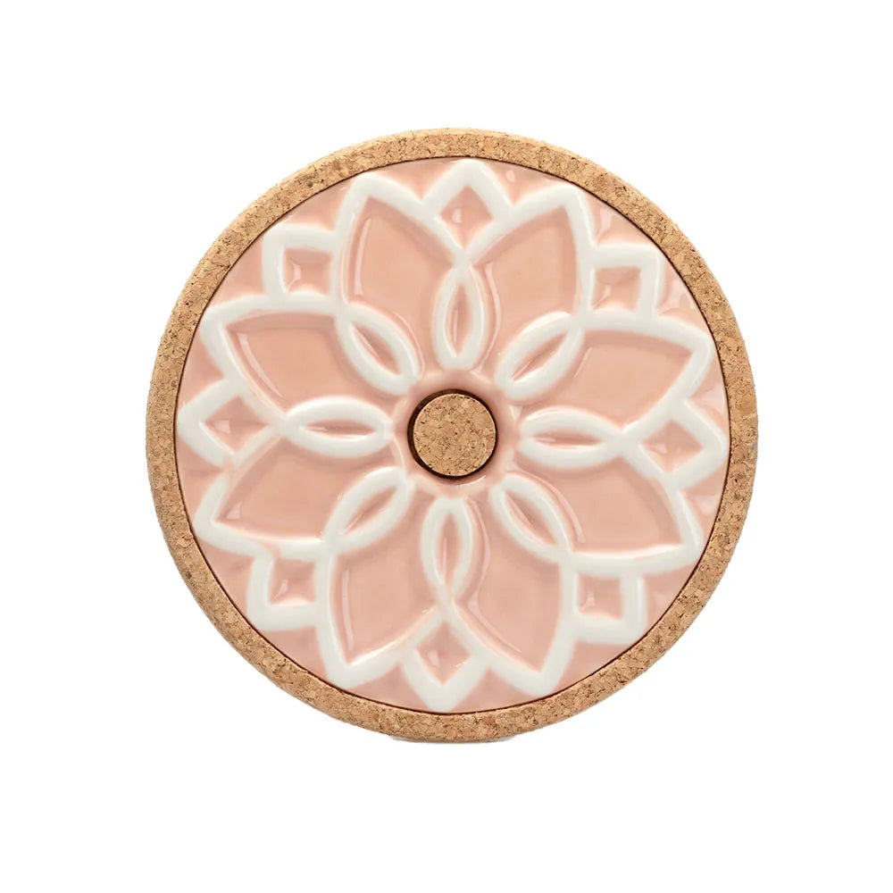 Portuguese Treasures Ceramic Hot Pot Stand Elvira - Pink