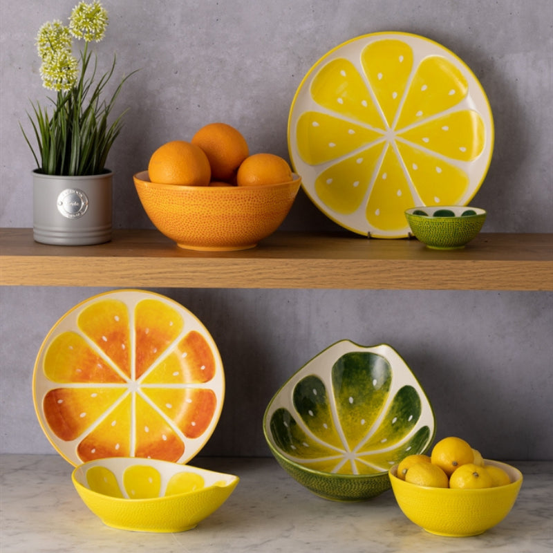 Typhoon World Foods Ceramic Lemon Bowl, 16cm