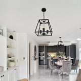 Pagazzi Charley 3 Light Black Lantern Ceiling Pendant