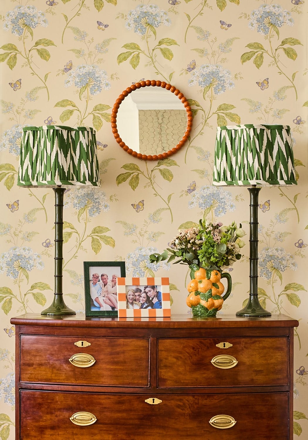 Casa by Josephine Jenno Charlotte Pleated Shade - Garden
