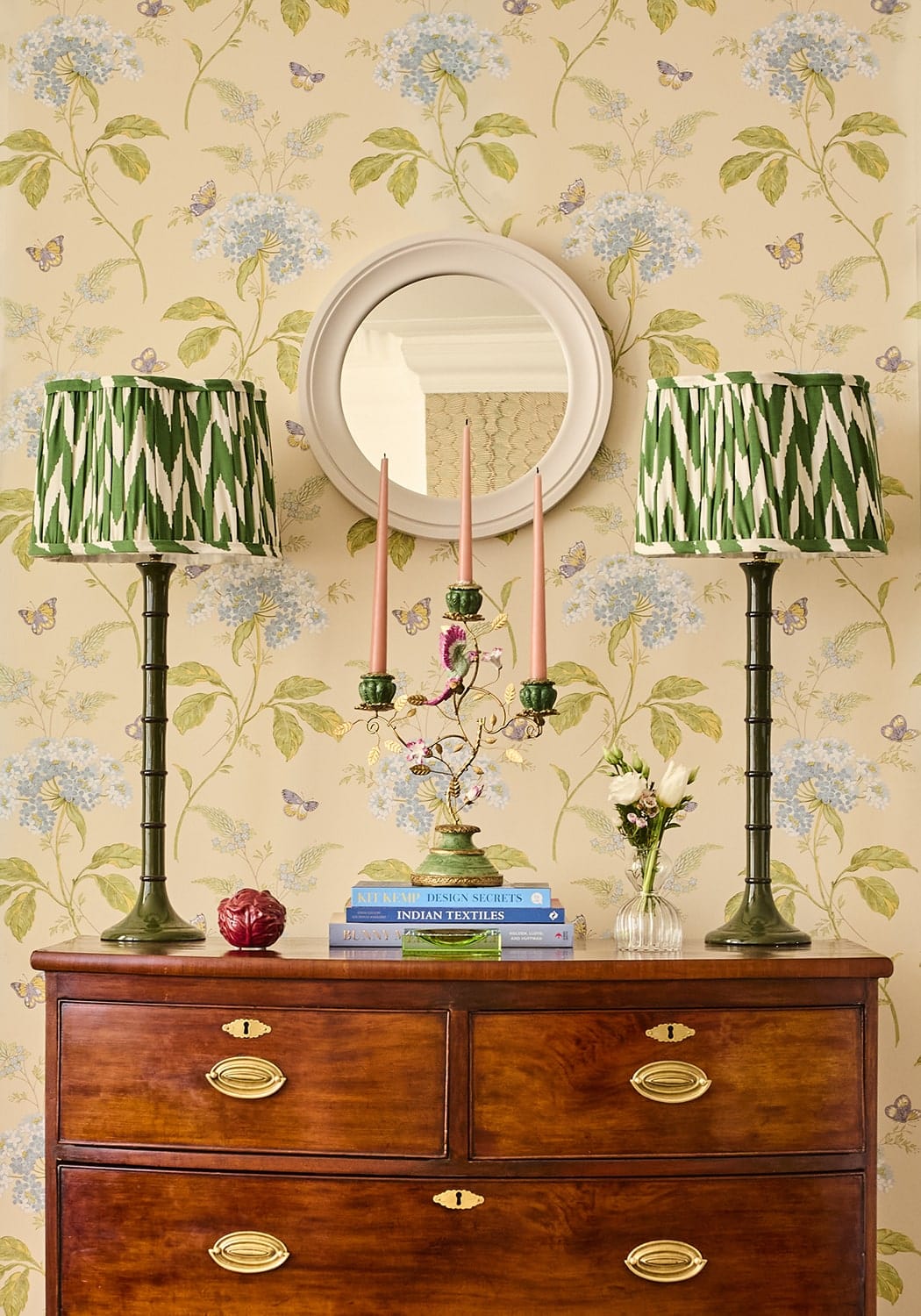 Casa by Josephine Jenno Charlotte Pleated Shade - Garden