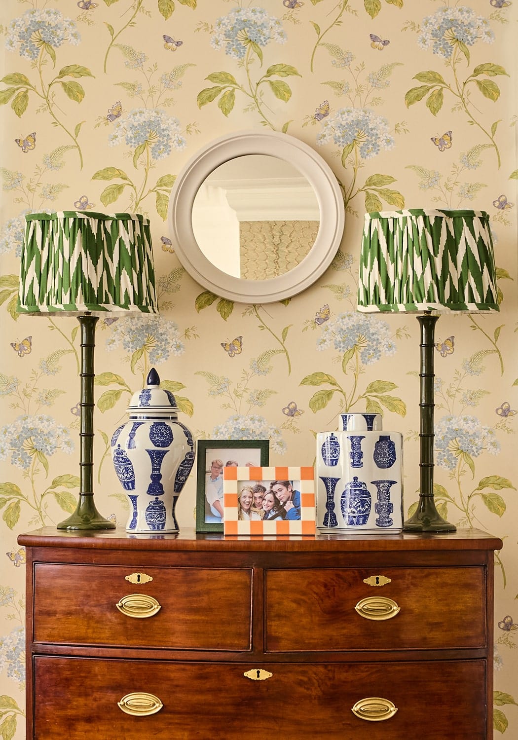 Casa by Josephine Jenno Charlotte Pleated Shade - Garden