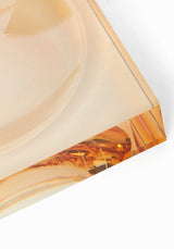Casa by Josephine Jenno Chelsea Amber Glass Trinket Tray
