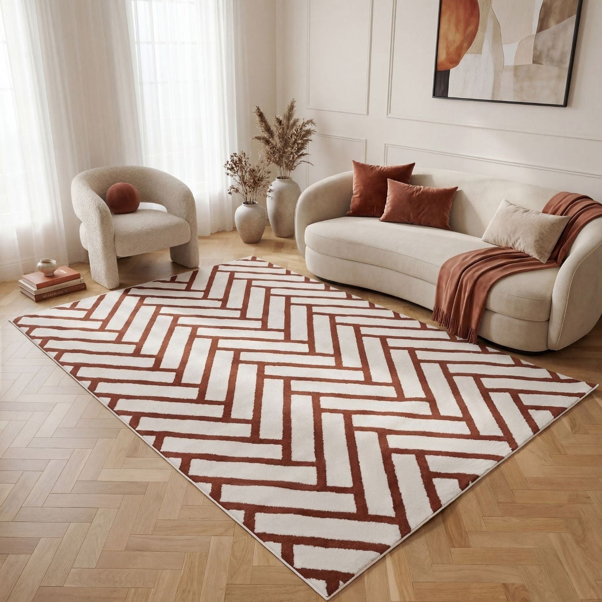 The Rugs Loft Chevron Terra Rug