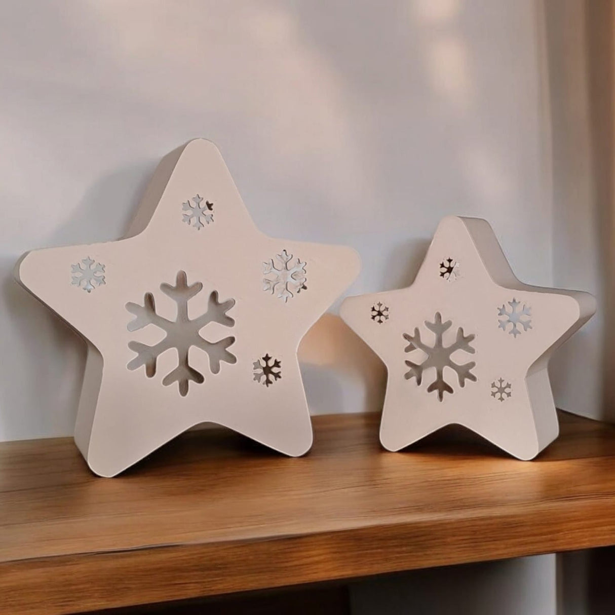 Filamora Studios Twinkle Snowflake LED Tealight