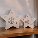 Filamora Studios Twinkle Snowflake LED Tealight