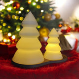 Filamora Studios Christmas Tree Tealight Holder Set