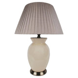 Pagazzi Christina Cream Ceramic Table Lamp - 56cm