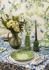 Casa by Josephine Jenno Classic Green Round Placemats - Set of 4