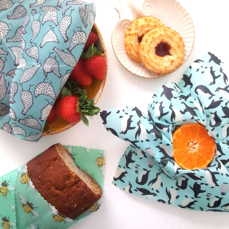 Honey Bee Good Beeswax Wraps Wings - Set of 3