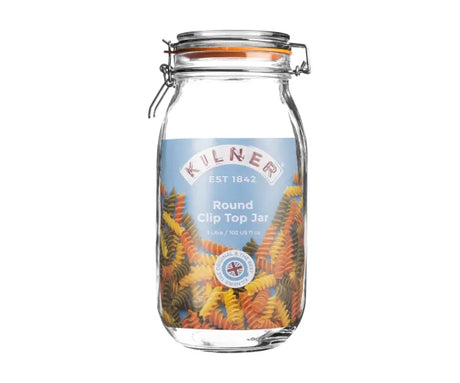 Kilner Clip Top Round Jar, 3 Litre