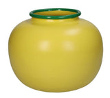 Casa by Josephine Jenno Color Blocking Yellow Green Vase