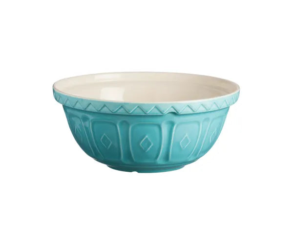 Mason Cash Colour Mix Earthenware Turquoise Mixing Bowl S12, 29cm