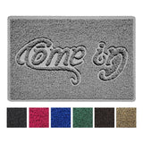 Nicoman "Come In" Grey Spaghetti Door Mat