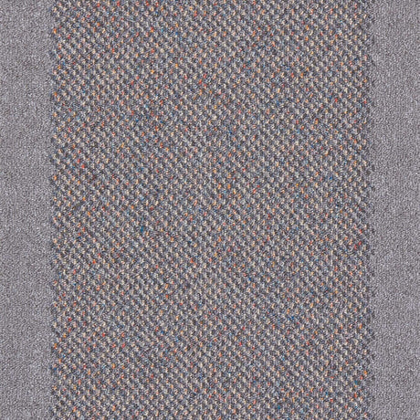 Washable Bordered Silver Grey Rug | 110G