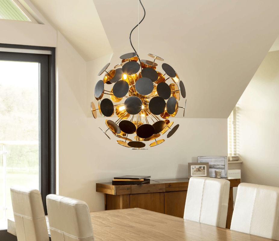Pagazzi Copperhead 6 Light Sputnik Semi Flush Ceiling Light