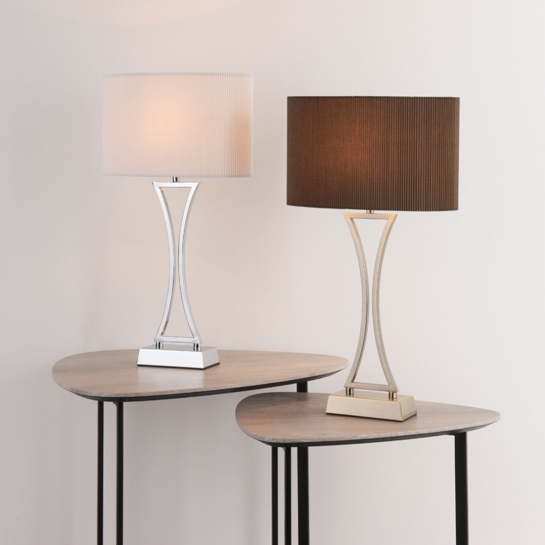Pagazzi Corrina Polished Chrome Touch Table Lamp