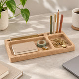 Portuguese Treasures Natural Cork Desk Organiser