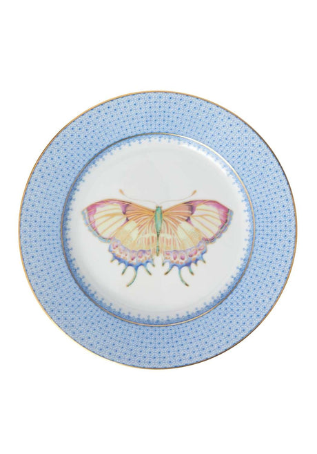 Casa by Josephine Jenno Cornflower Blue Lace Butterfly Plates - Set of 4