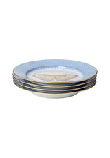 Casa by Josephine Jenno Cornflower Blue Lace Butterfly Plates - Set of 4