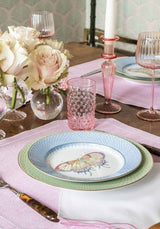 Casa by Josephine Jenno Cornflower Blue Lace Butterfly Plates - Set of 4