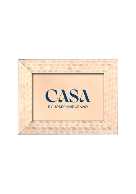Casa by Josephine Jenno Cream and Beige Patterned Photo Frame 6x4