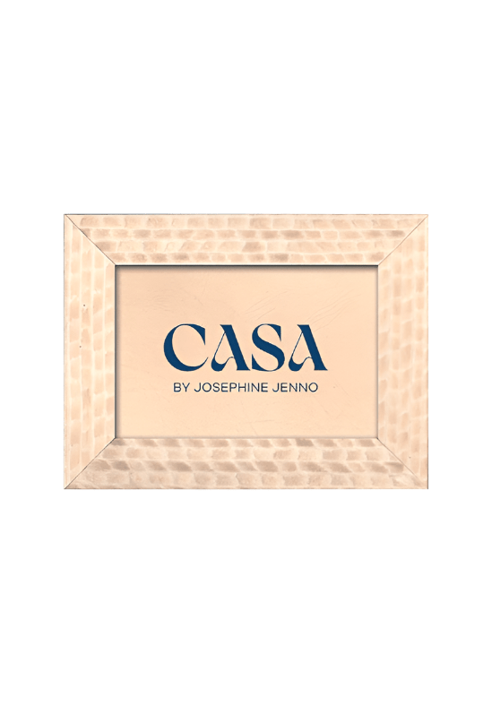 Casa by Josephine Jenno Cream and Beige Patterned Photo Frame 6x4