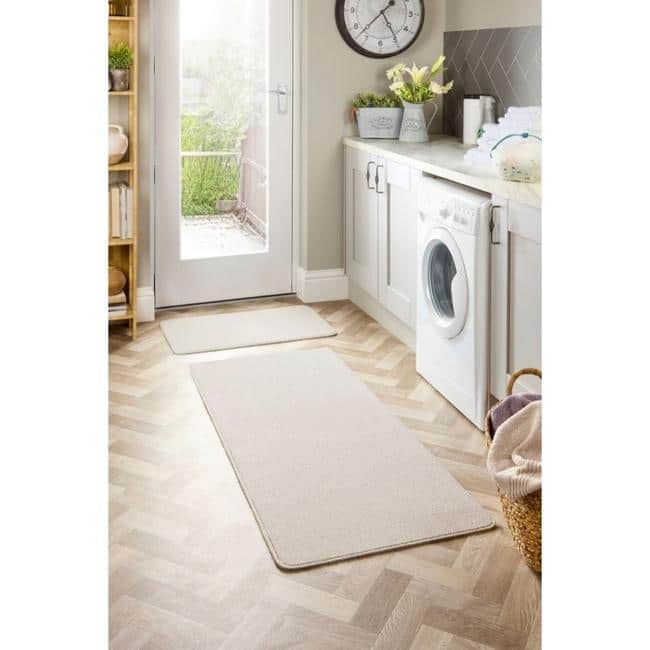 Washable Mat & Runners Plain Design by The Rugs