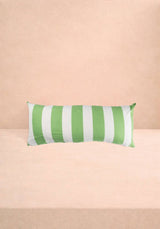 Casa by Josephine Jenno Poppy Sage Cabana Stripe Long Lumbar Cushion Cover