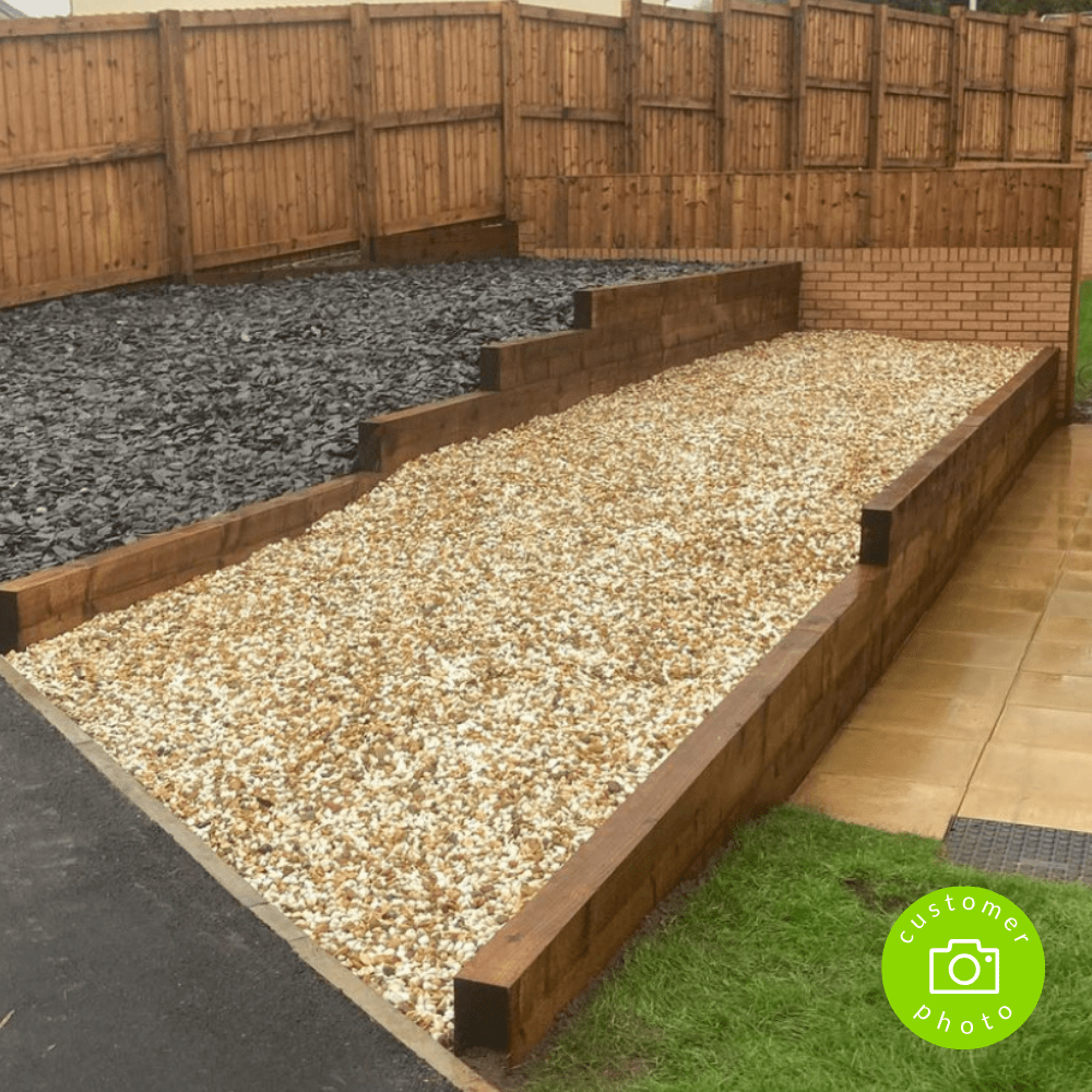Dandy's Gold & White Blend Gravel Chippings Bulk Bag