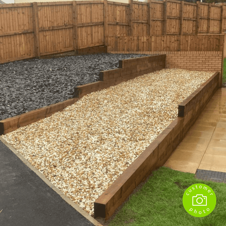 Dandy's Gold & White Blend Gravel Chippings Bulk Bag