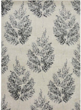The Rugs Villa Grey Floral Rug