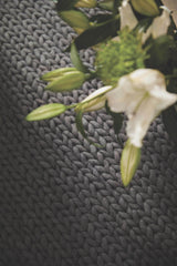 Fusion Dark Grey Braided Wool Rug by The Rugs