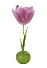Casa by Josephine Jenno Dahlia Pink Petal Candleholder Tole
